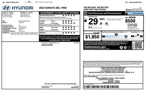 2024 Hyundai SONATA SEL