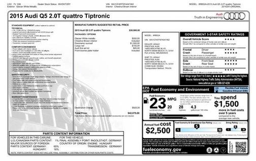 2015 Audi Q5 2.0T Premium