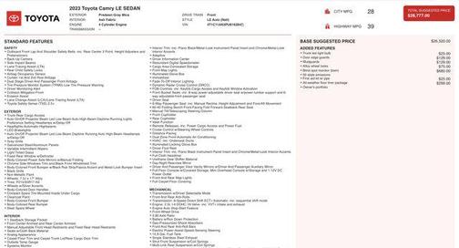 2023 Toyota Camry LE