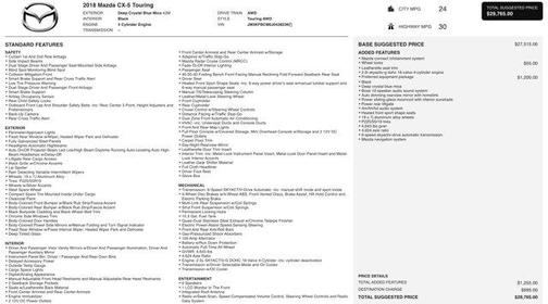 2018 Mazda CX-5 Touring