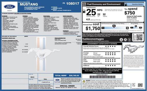 2023 Ford Mustang EcoBoost Premium