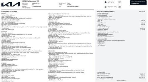 2018 Kia Sportage EX