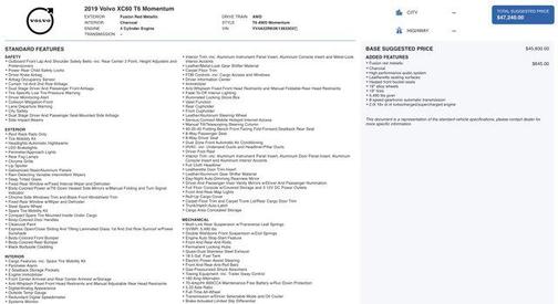 2019 Volvo XC60 T6 Momentum