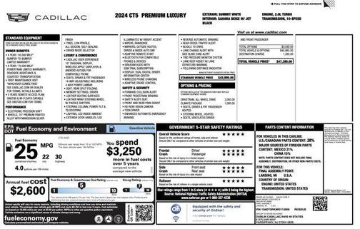 2024 Cadillac CT5 Premium Luxury