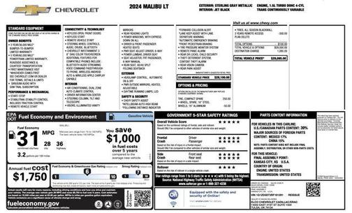 2024 Chevrolet Malibu FWD 1LT