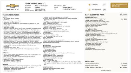 2018 Chevrolet Malibu LT