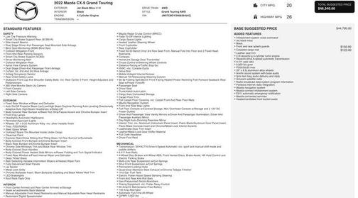 2022 Mazda CX-9 Grand Touring