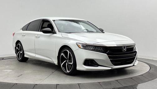 Platinum White Pearl 2021 Honda Accord Sport 1.5T