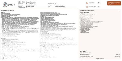 2018 Buick Encore Preferred