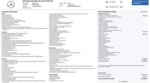 2019 Mercedes-Benz GLA 250 Base