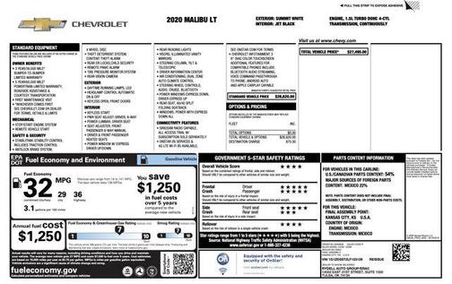 2020 Chevrolet Malibu FWD LT