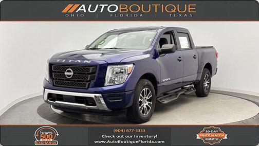 Deep Blue Pearl 2023 Nissan Titan SV