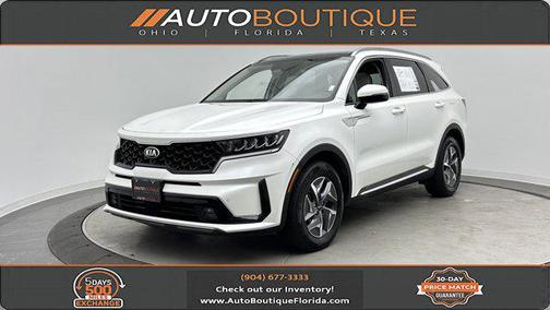 Snow White Pearl 2021 Kia Sorento Hybrid EX