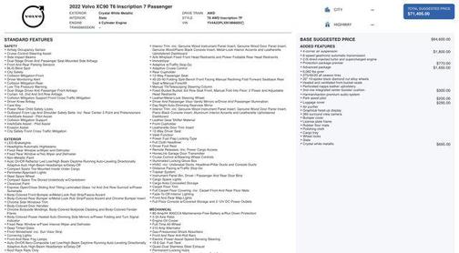 2022 Volvo XC90 T6 Inscription