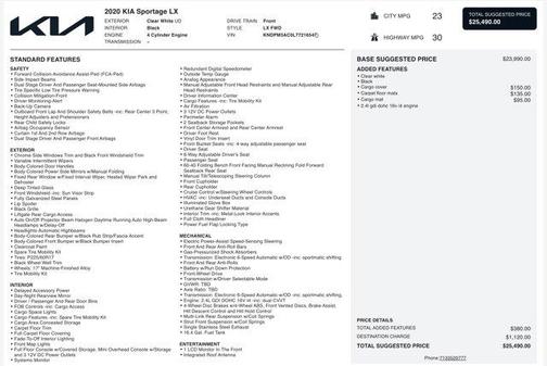 2020 Kia Sportage LX