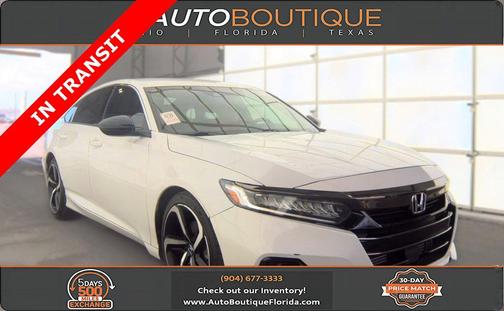 Platinum White Pearl 2021 Honda Accord Sport 1.5T