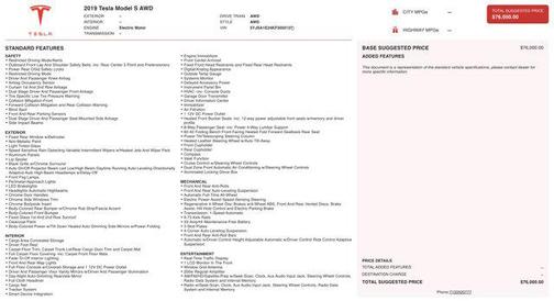 2019 Tesla Model S 100D