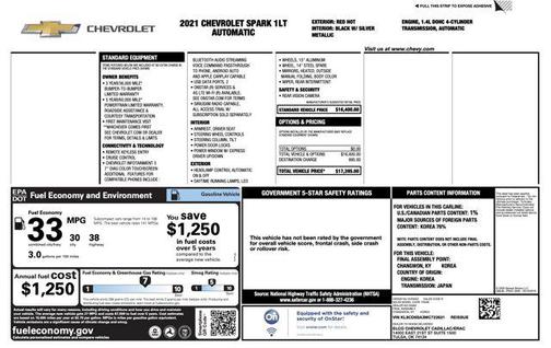 2021 Chevrolet Spark 1LT