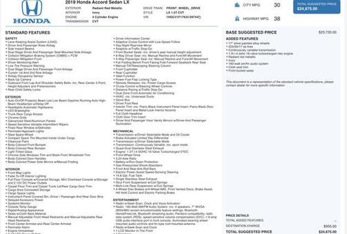 2019 Honda Accord LX