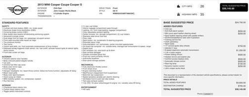 2013 MINI Coupe Cooper S
