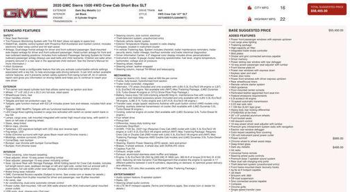 2020 GMC Sierra 1500 SLT