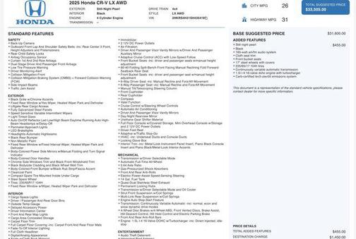 2025 Honda CR-V LX AWD