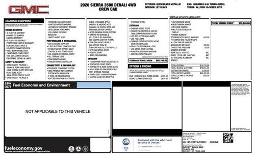 2020 GMC Sierra 3500 Denali