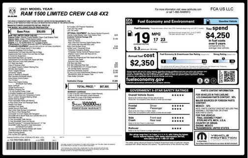 2021 RAM 1500 Limited