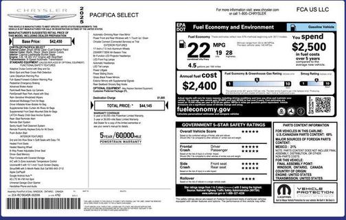 2025 Chrysler Pacifica L