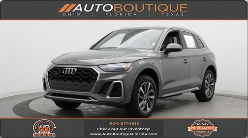 Gray 2023 Audi Q5 45 S line Premium