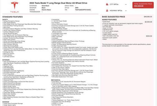 2023 Tesla Model Y Long Range Dual Motor All-Wheel Drive