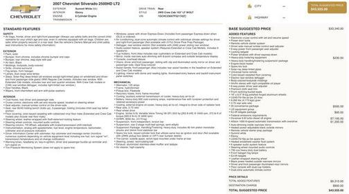 2007 Chevrolet Silverado 2500 LT2 H/D Crew Cab