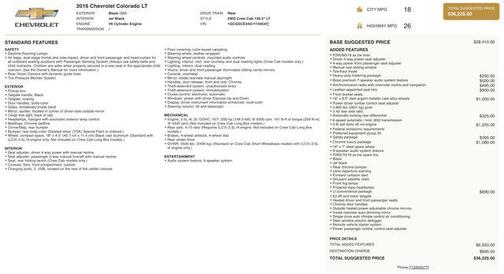 2016 Chevrolet Colorado LT