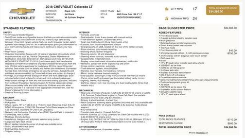 2018 Chevrolet Colorado LT