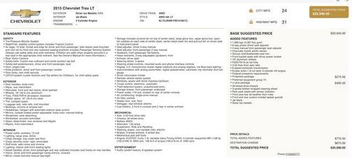 2015 Chevrolet Trax LT