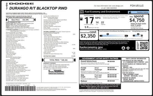 2017 Dodge Durango R/T