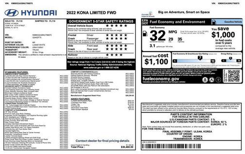 2022 Hyundai KONA Limited