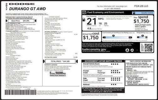 2017 Dodge Durango GT