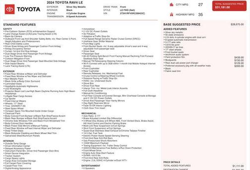 2024 Toyota RAV4 LE