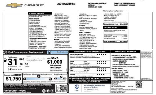 2024 Chevrolet Malibu 1LS