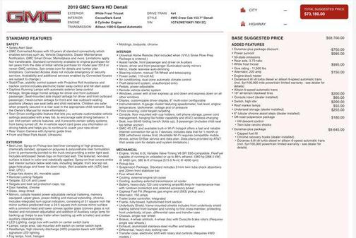 2019 GMC Sierra 3500 Denali