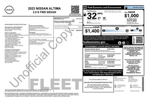 2023 Nissan Altima S FWD