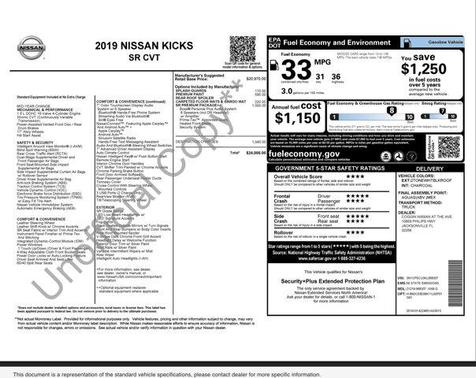 2019 Nissan Kicks SR