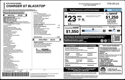 2022 Dodge Charger GT