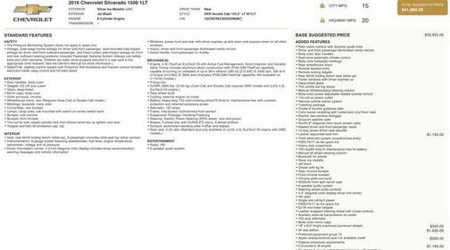 2016 Chevrolet Silverado 1500 1LT