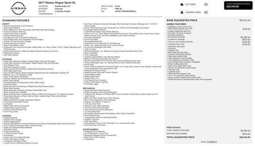 2017 Nissan Rogue Sport SL