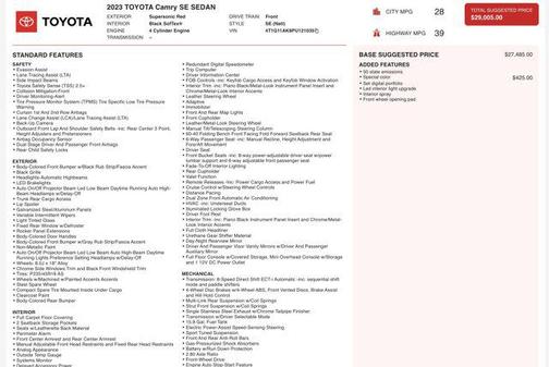 2023 Toyota Camry SE