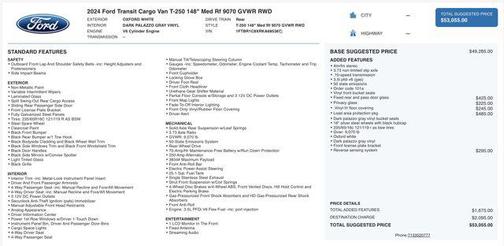 2024 Ford Transit-250 Base