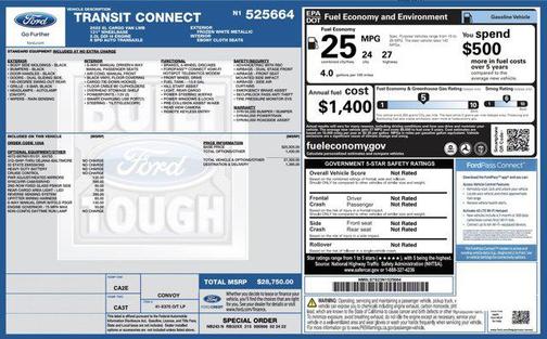 2022 Ford Transit Connect XL Cargo Van