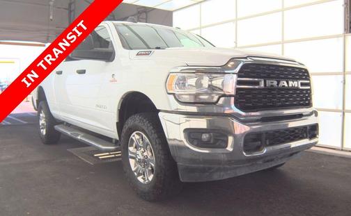 Bright White Clearcoat 2024 RAM 2500 Big Horn Crew Cab 4x4 6'4' Box